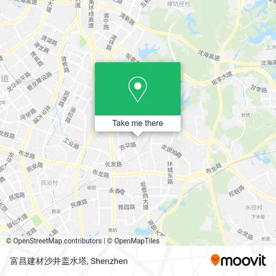 富昌建材沙井盖水塔 map