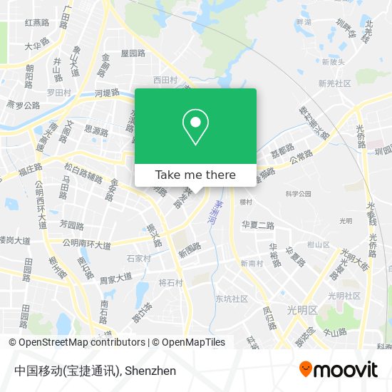中国移动(宝捷通讯) map
