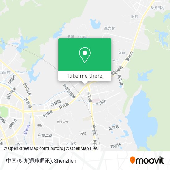 中国移动(通球通讯) map