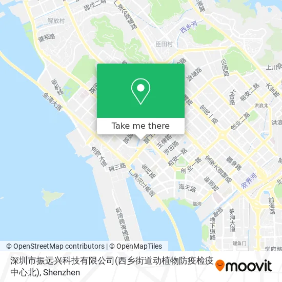 深圳市振远兴科技有限公司(西乡街道动植物防疫检疫中心北) map
