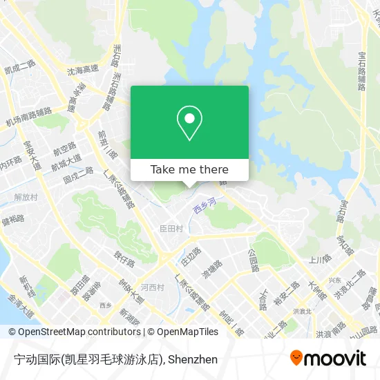 宁动国际(凯星羽毛球游泳店) map