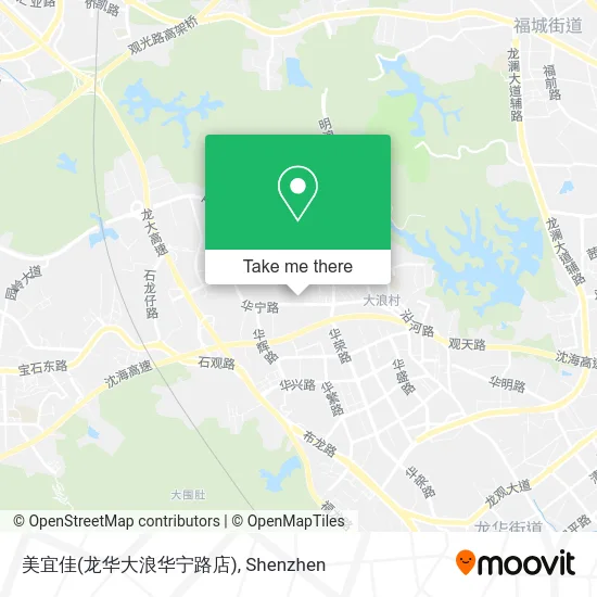 美宜佳(龙华大浪华宁路店) map