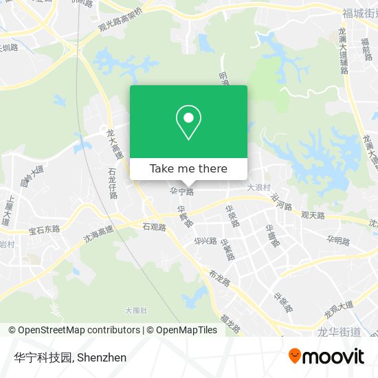 华宁科技园 map