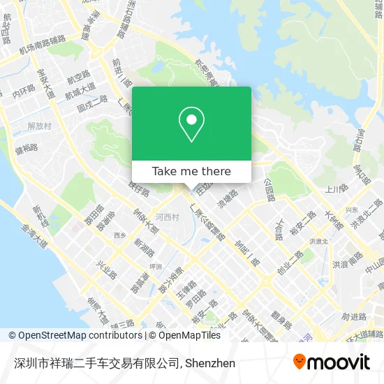 深圳市祥瑞二手车交易有限公司 map