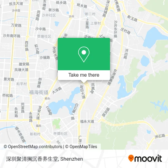 深圳聚清搁沉香养生堂 map