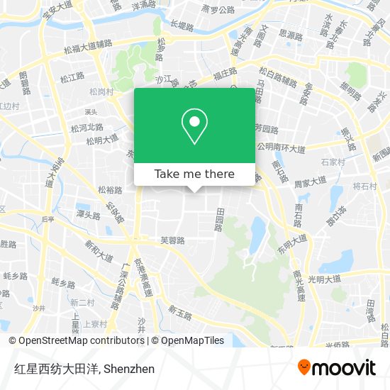 红星西纺大田洋 map