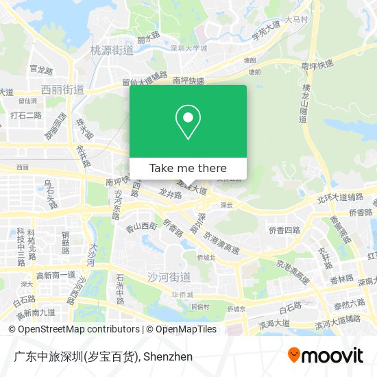 广东中旅深圳(岁宝百货) map