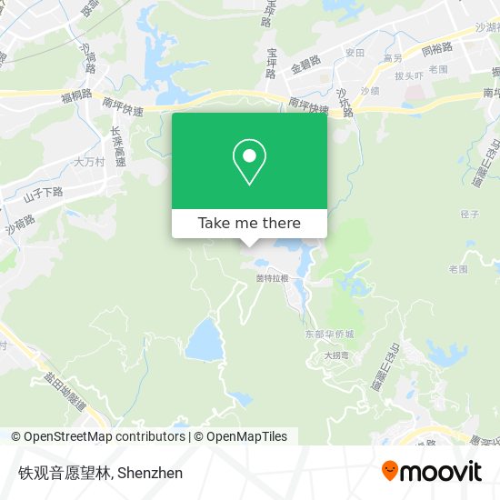 铁观音愿望林 map
