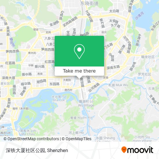 深铁大厦社区公园 map
