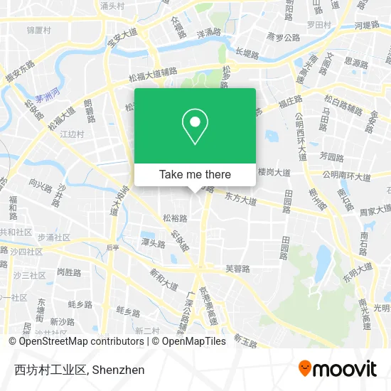 西坊村工业区 map