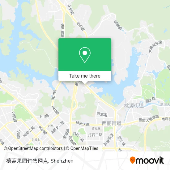 禧荔果园销售网点 map