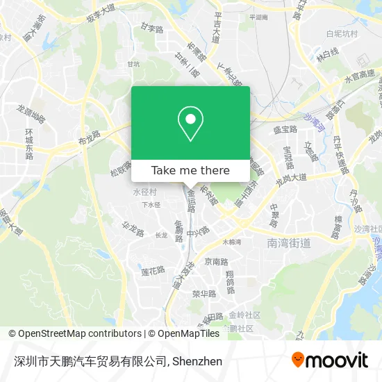 深圳市天鹏汽车贸易有限公司 map