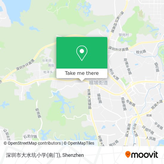 深圳市大水坑小学(南门) map