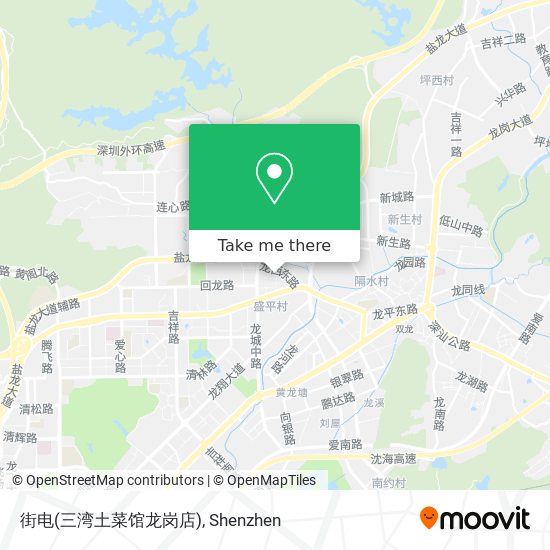 街电(三湾土菜馆龙岗店) map