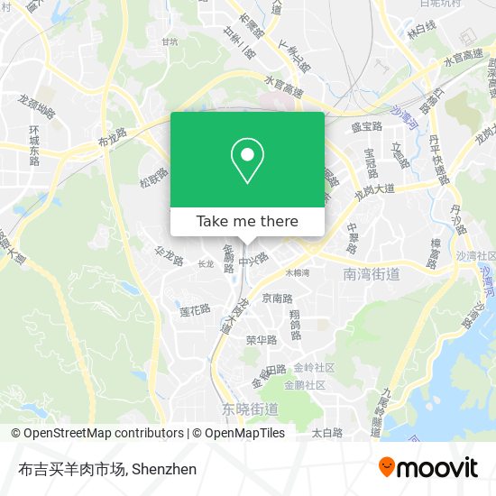 布吉买羊肉市场 map