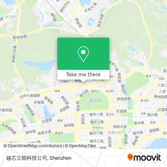 越芯立能科技公司 map