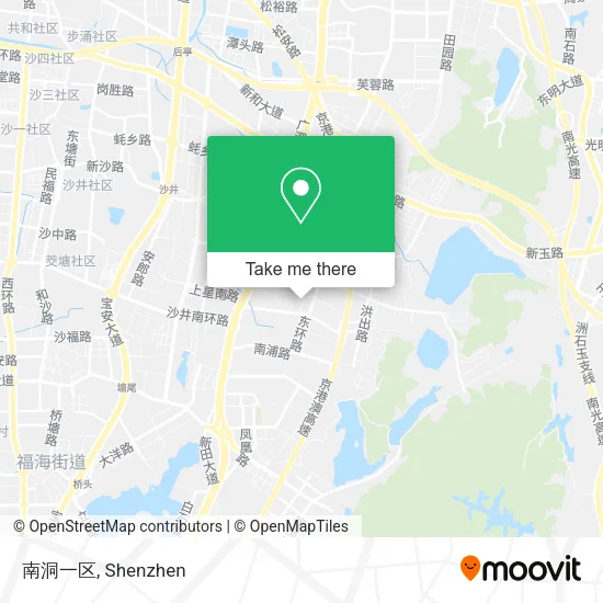南洞一区 map