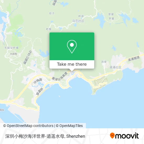 深圳小梅沙海洋世界-逍遥水母 map