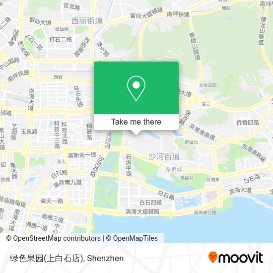 绿色果园(上白石店) map