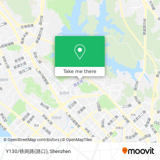 Y130/铁岗路(路口) map