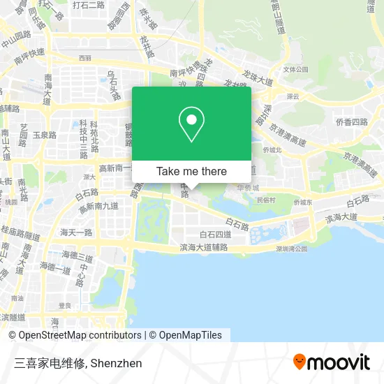 三喜家电维修 map