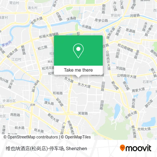 维也纳酒店(松岗店)-停车场 map