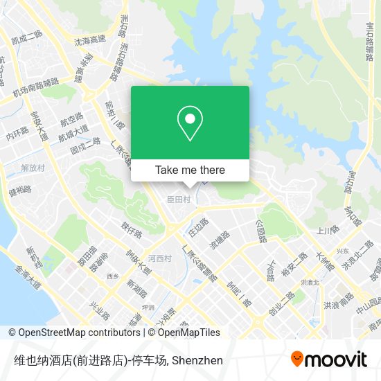 维也纳酒店(前进路店)-停车场 map
