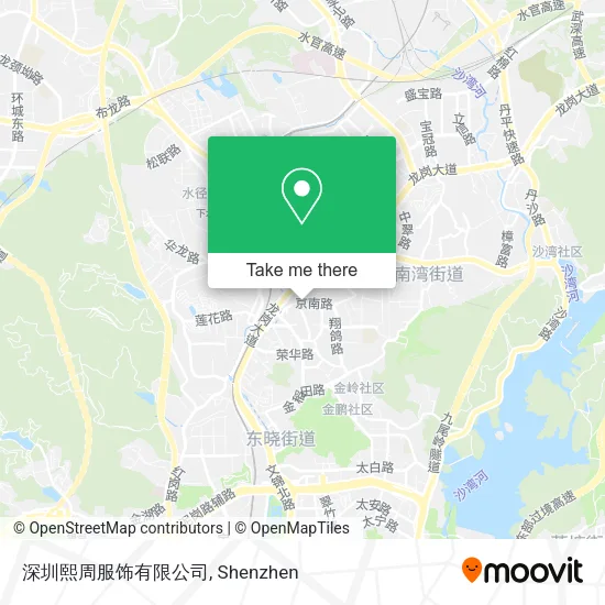 深圳熙周服饰有限公司 map