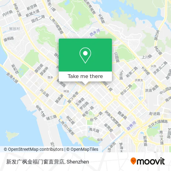 新发广枫金福门窗直营店 map