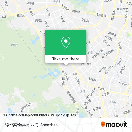 锦华实验学校-西门 map