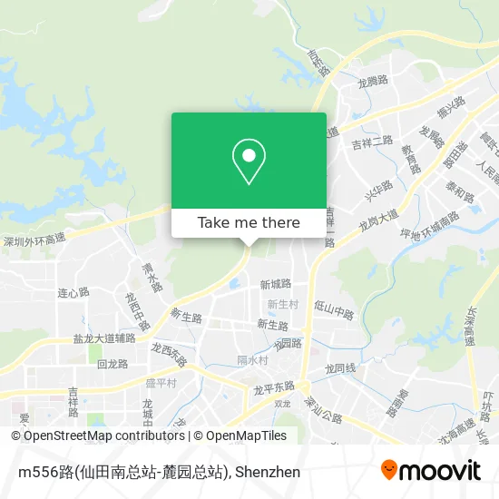 m556路(仙田南总站-麓园总站) map