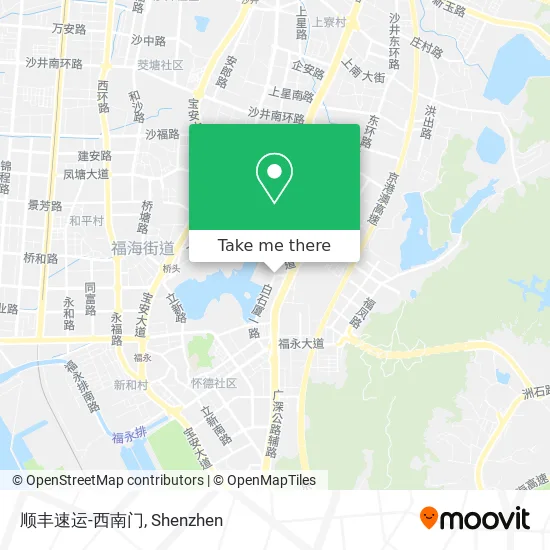 顺丰速运-西南门 map