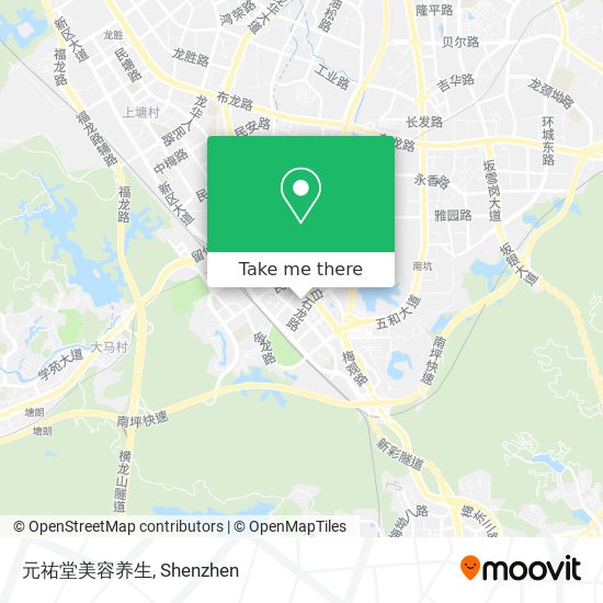 元祐堂美容养生 map