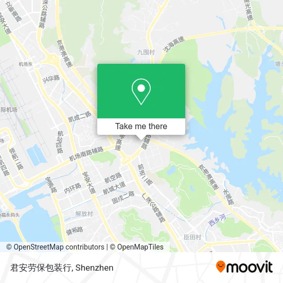 君安劳保包装行 map