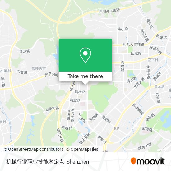 机械行业职业技能鉴定点 map