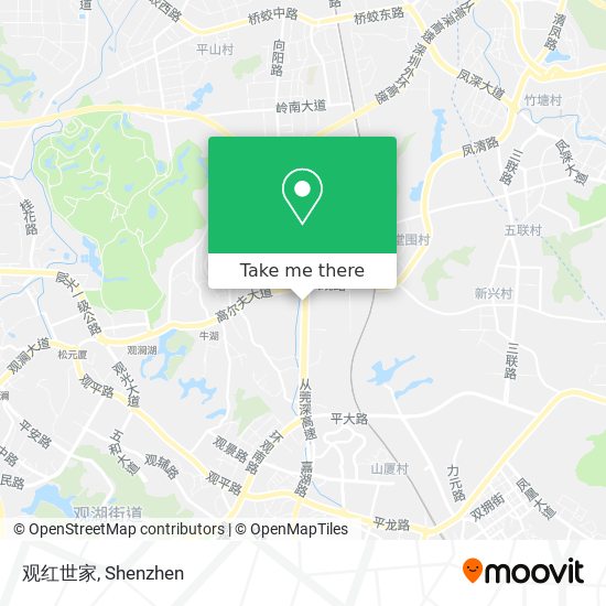 观红世家 map