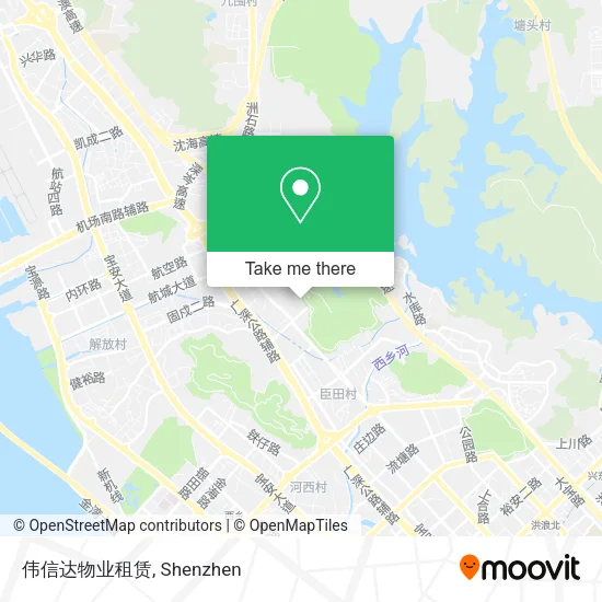 伟信达物业租赁 map