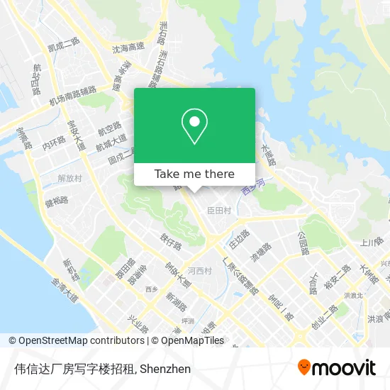 伟信达厂房写字楼招租 map