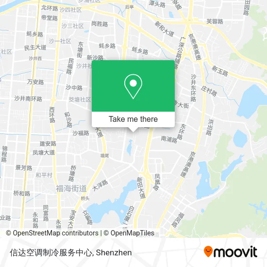信达空调制冷服务中心 map