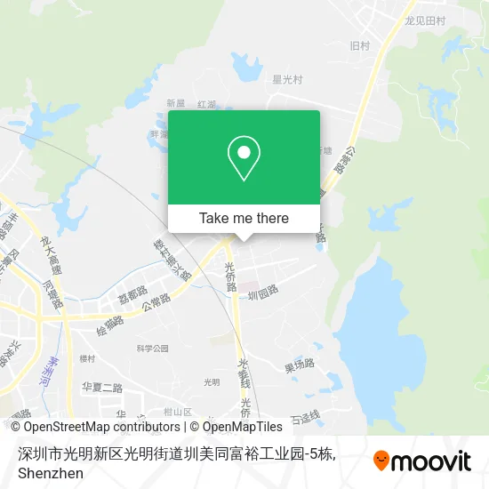 深圳市光明新区光明街道圳美同富裕工业园-5栋 map