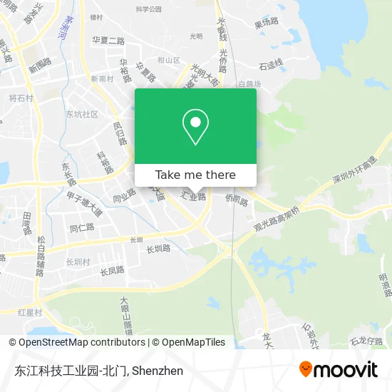 东江科技工业园-北门 map