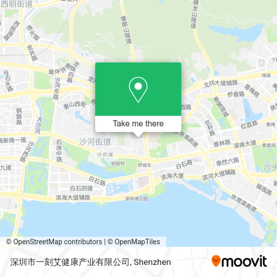 深圳市一刻艾健康产业有限公司 map