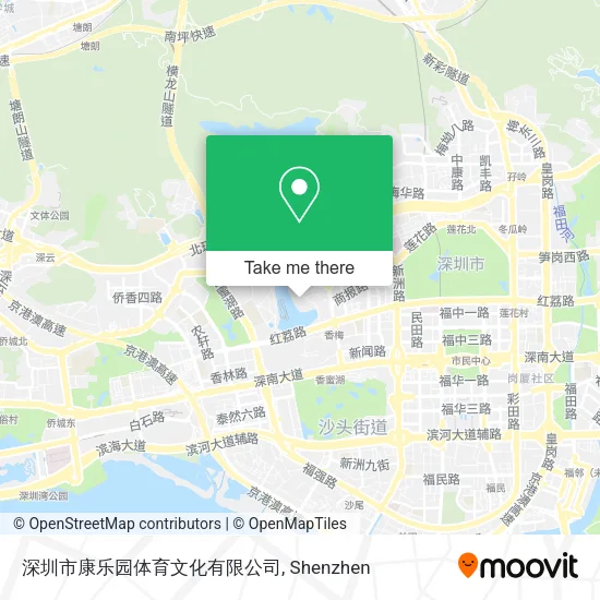 深圳市康乐园体育文化有限公司 map