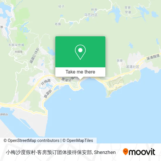 小梅沙度假村-客房预订团体接待保安部 map
