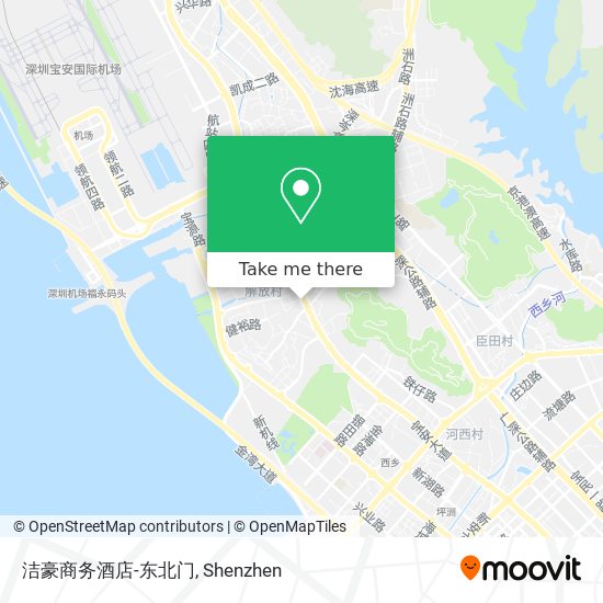 洁豪商务酒店-东北门 map