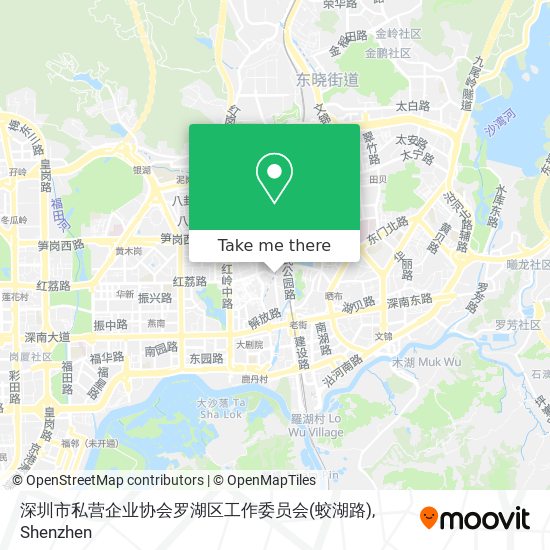 深圳市私营企业协会罗湖区工作委员会(蛟湖路) map