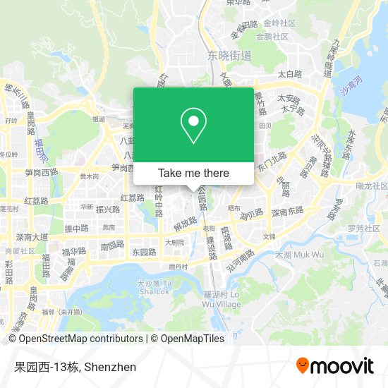 果园西-13栋 map