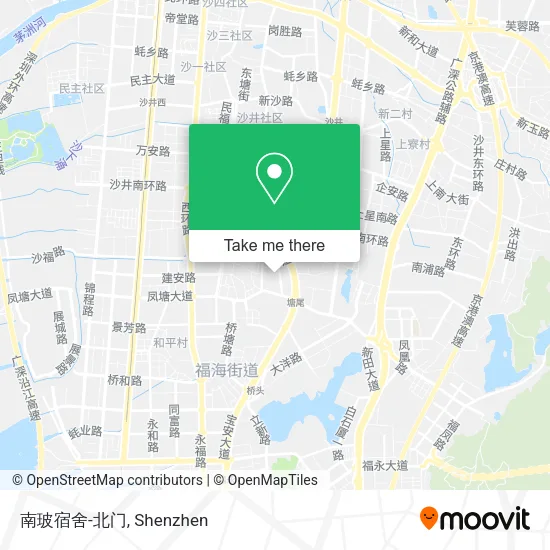 南玻宿舍-北门 map