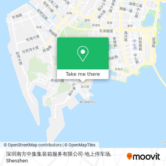 深圳南方中集集装箱服务有限公司-地上停车场 map