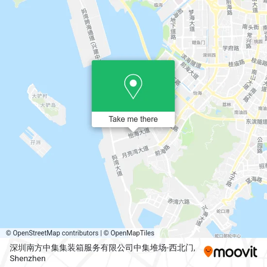 深圳南方中集集装箱服务有限公司中集堆场-西北门 map